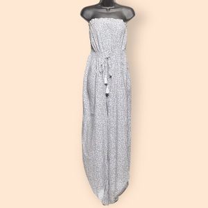 Japna Multicolored Leopard Animal Print One Piece Smocked Pant Jumpsuit Women S